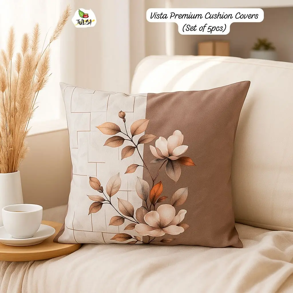 Vista Premium Floral Cushion Cover